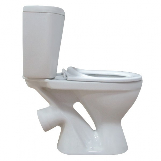 Унитаз компакт ЛОБНЕНСКИЙ СТРОЙФАРФОР Вершок детский с сиденьем термопласт, косой выход, белый