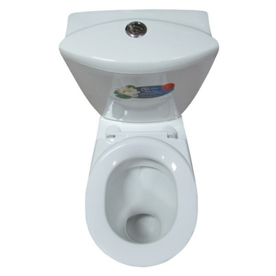 Унитаз компакт ЛОБНЕНСКИЙ СТРОЙФАРФОР Вершок детский с сиденьем термопласт, косой выход, белый