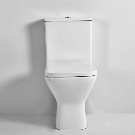 Унитаз компакт MIRSANT Link UF с сиденьем микролифт дюропласт, безоботковый