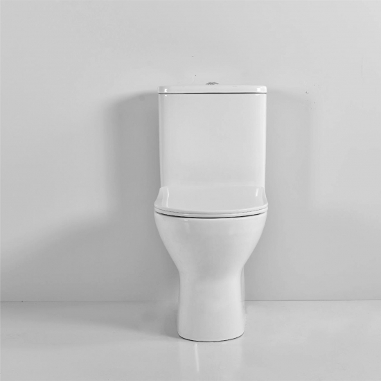 Унитаз компакт MIRSANT Mig PP с сиденьем микролифт полипропилен, безоботковый