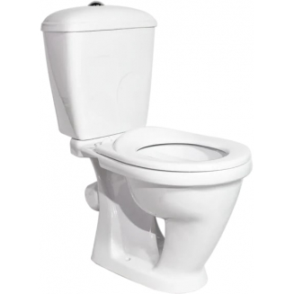 Унитаз компакт ОСКОЛЬСКАЯ КЕРАМИКА Детский косой выход белый