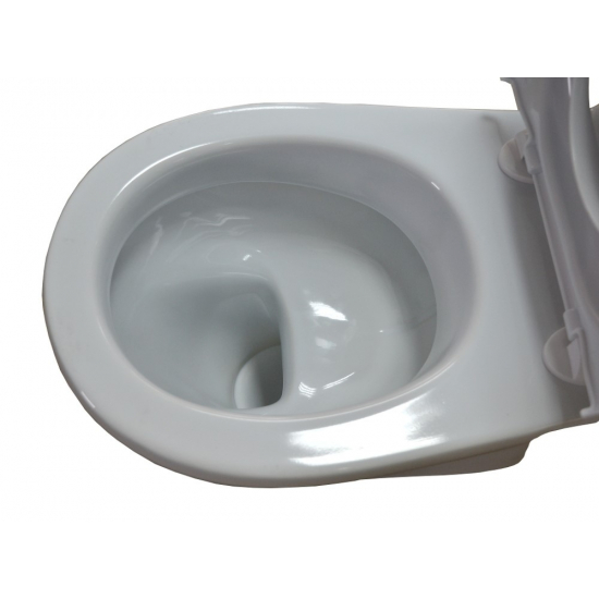 Унитаз компакт ОСКОЛЬСКАЯ КЕРАМИКА Детский косой выход белый