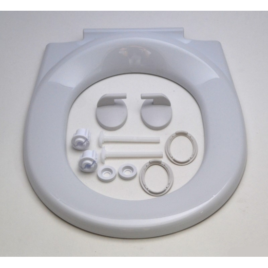 Унитаз компакт ОСКОЛЬСКАЯ КЕРАМИКА Детский косой выход белый