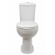 Унитаз компакт ОСКОЛЬСКАЯ КЕРАМИКА Дора Стандарт сиденье полипропилен, горизонтальный выход, белый