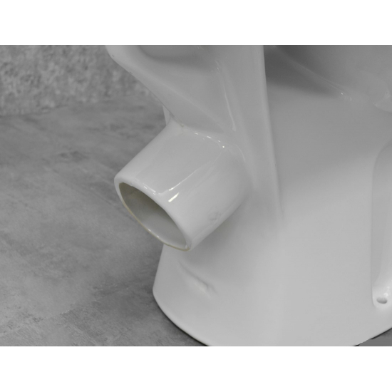 Унитаз компакт ОСКОЛЬСКАЯ КЕРАМИКА Эльдорадо Люкс с сиденьем дюропласт, косой выход, белый