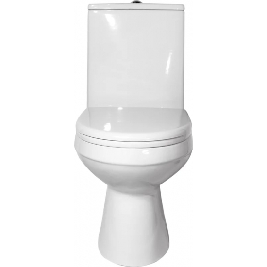 Унитаз компакт ОСКОЛЬСКАЯ КЕРАМИКА Фиона Люкс с сиденьем дюропласт, косой выход, белый