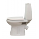 Унитаз компакт ОСКОЛЬСКАЯ КЕРАМИКА Фиона Люкс с сиденьем дюропласт, косой выход, белый