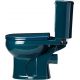 Унитаз компакт ОСКОЛЬСКАЯ КЕРАМИКА Ирида с сиденьем полипропилен, горизонтальный выход, зелёный