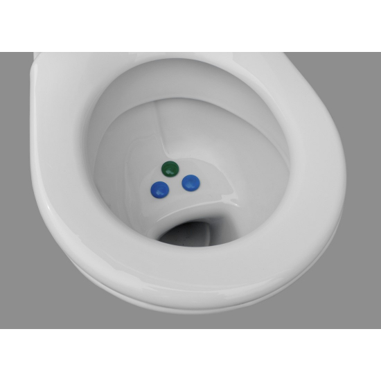 Унитаз компакт ОСКОЛЬСКАЯ КЕРАМИКА Радуга Стандарт косой выход, тарельчатый, белый