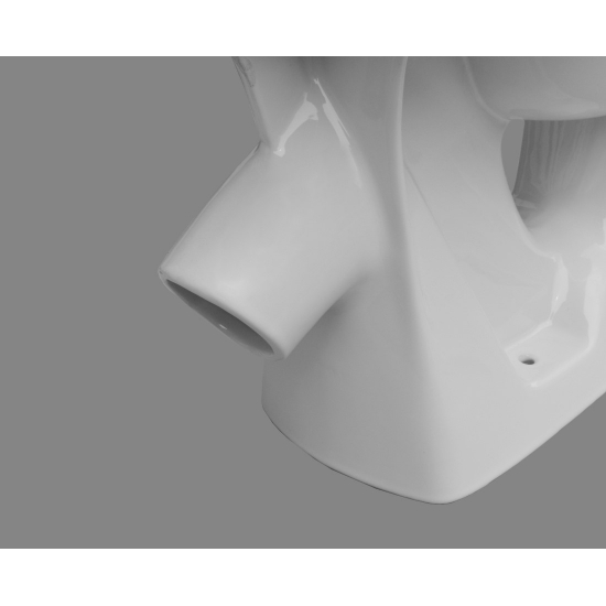 Унитаз компакт ОСКОЛЬСКАЯ КЕРАМИКА Радуга Стандарт косой выход, тарельчатый, белый