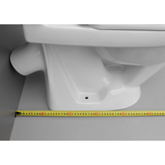 Унитаз компакт ОСКОЛЬСКАЯ КЕРАМИКА Радуга Стандарт косой выход, тарельчатый, белый