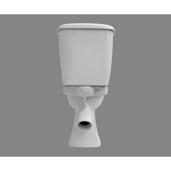 Унитаз компакт ОСКОЛЬСКАЯ КЕРАМИКА Радуга Стандарт косой выход, тарельчатый, декор одуванчик