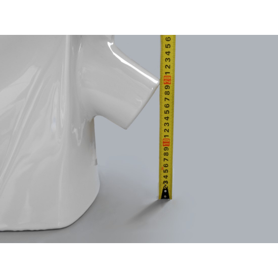 Унитаз компакт ОСКОЛЬСКАЯ КЕРАМИКА Радуга Стандарт косой выход, тарельчатый, декор одуванчик