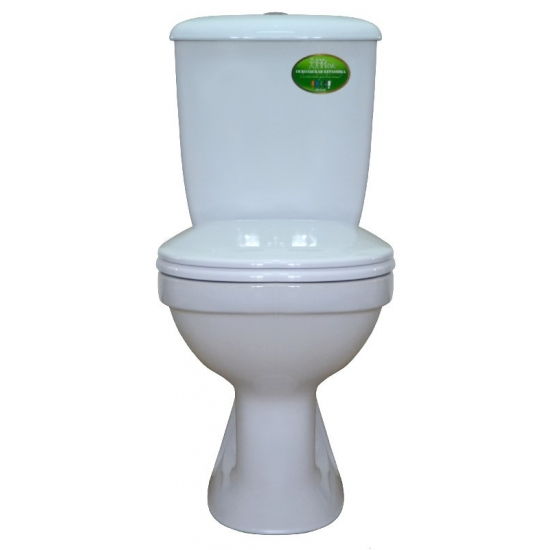 Унитаз компакт ОСКОЛЬСКАЯ КЕРАМИКА Суперкомпакт Стандарт Стандарт, выпуск в пол вертикальный, белый