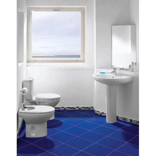 Унитаз компакт ROCA Victoria косой выпуск, с сиденьем стандарт