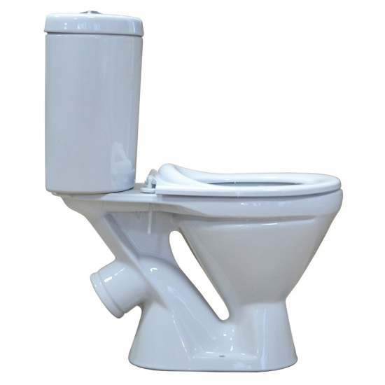 Унитаз компакт ROSA Детский косой выход, белый