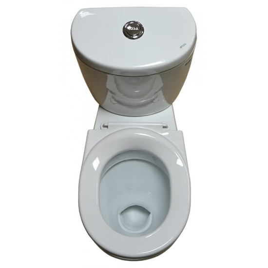 Унитаз компакт ROSA Детский косой выход, белый