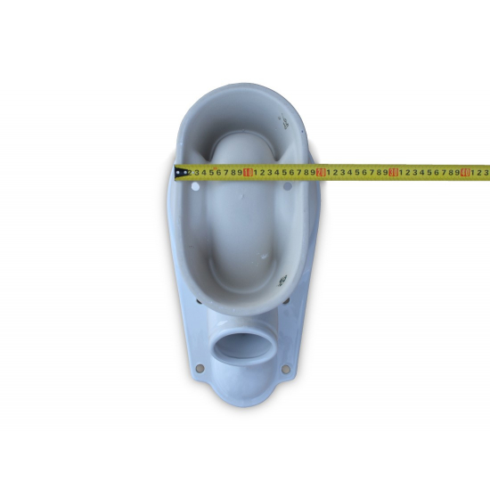 Унитаз компакт ROSA Детский косой выход, белый