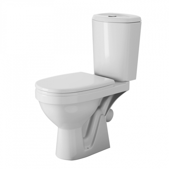 Унитаз компакт ROSA Дон косой выход, белый