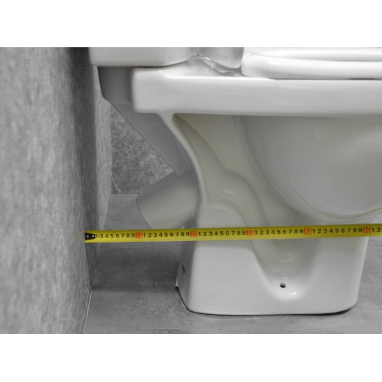 Унитаз компакт ROSA Дон косой выход, белый