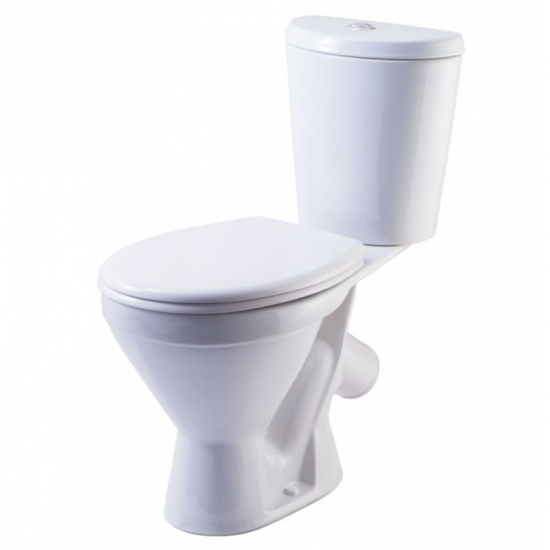 Унитаз компакт ROSA Элегант косой выход, белый