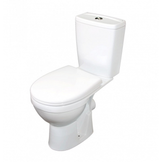 Унитаз компакт ROSA Рио горизонтальный выход, белый