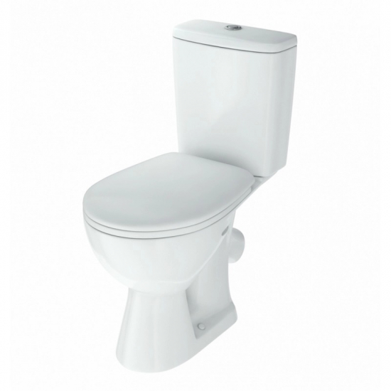 Унитаз компакт ROSA Уют косой выход, белый