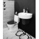 Унитаз компакт SANITA LUXE Best Color Black с сиденьем микролифт дюропласт чёрное