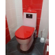 Унитаз компакт SANITA LUXE Best Color Red с сиденьем микролифт дюропласт красное