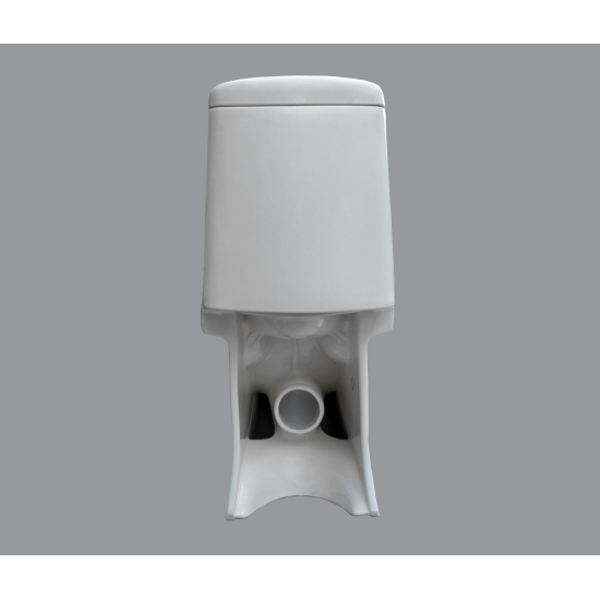 Унитаз компакт SANITA LUXE Best Comfort с сиденьем микролифт дюропласт, горизонтальный выход, белый