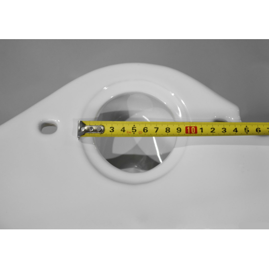 Унитаз компакт SANITA LUXE Best Comfort с сиденьем микролифт дюропласт, горизонтальный выход, белый