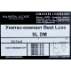 Унитаз компакт SANITA LUXE Best Comfort с сиденьем микролифт дюропласт, горизонтальный выход, белый
