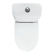 Унитаз компакт SANITA LUXE Max Comfort с сиденьем микролифт дюропласт, косой выход, белый