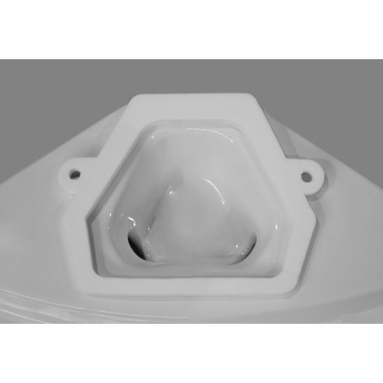 Унитаз компакт SANITA LUXE Next Slim с сиденьем микролифт тонкое дюропласт, белый