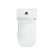 Унитаз компакт SANITA LUXE Quadro с Биде с сиденьем микролифт дюропласт, универсальный выход, белый