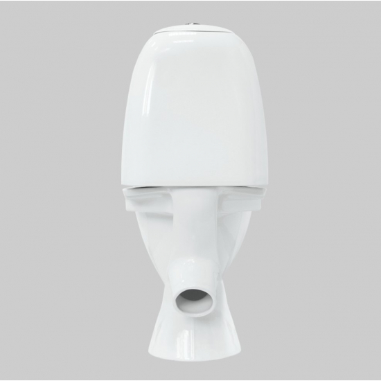 Унитаз компакт SANITA Виктория Стандарт с сиденьем полипропилен, косой выход белый