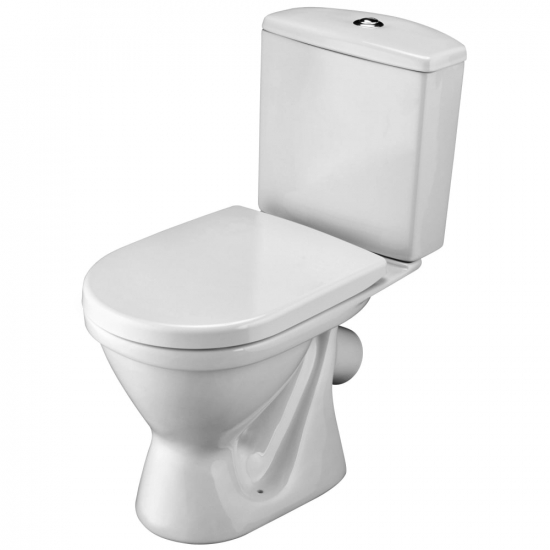 Унитаз компакт SANTEK Алькор 1WH302140 c 2-ух режимной арматурой, с сиденьем дюропласт
