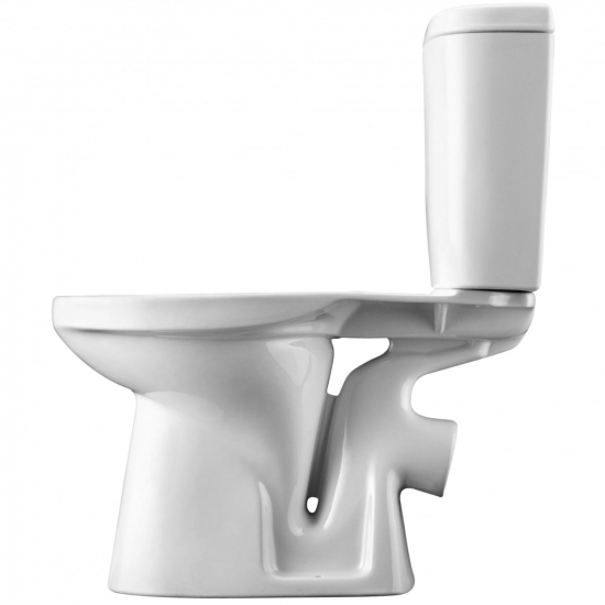 Унитаз компакт SANTEK Анимо 1WH302134 косой выпуск, с сиденьем дюропласт