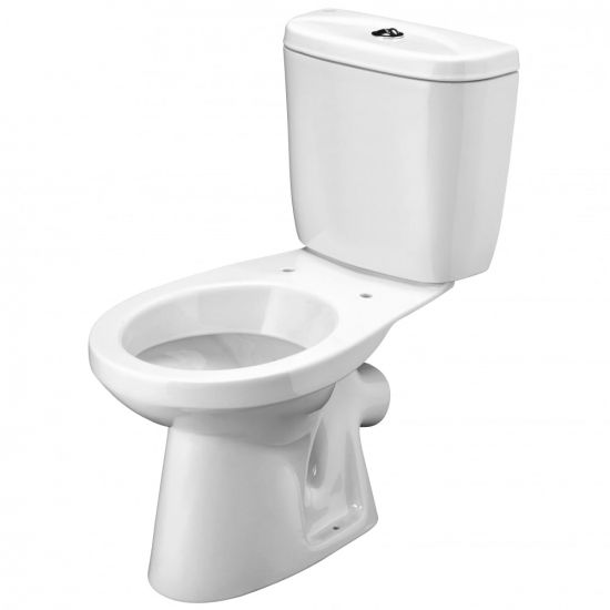 Унитаз компакт SANTEK Анимо 1WH302137 косой выпуск, с сиденьем микролифт дюропласт