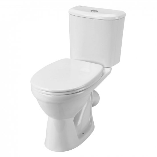 Унитаз компакт SANTEK Бореаль 1WH302143 c 2-ух режимной арматурой, с сиденьем дюропласт, антивсплеск