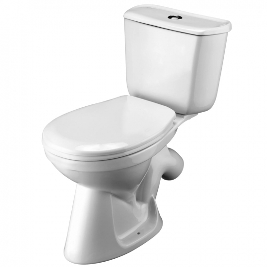 Унитаз компакт SANTEK Бриз 1WH202569 c 1 режимной арматурой, с сиденьем полпропилен