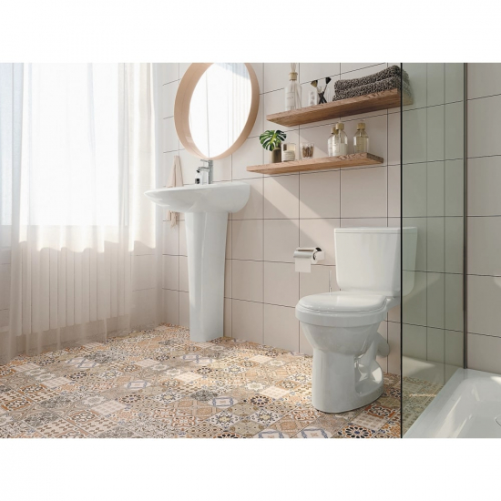 Унитаз компакт SANTEK Бриз 1WH202569 c 1 режимной арматурой, с сиденьем полпропилен