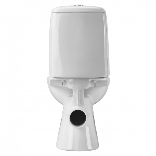 Унитаз компакт SANTEK Цезарь 1WH302415 c 2-ух режимной арматурой, сиденье микролифт дюропласт тонкое