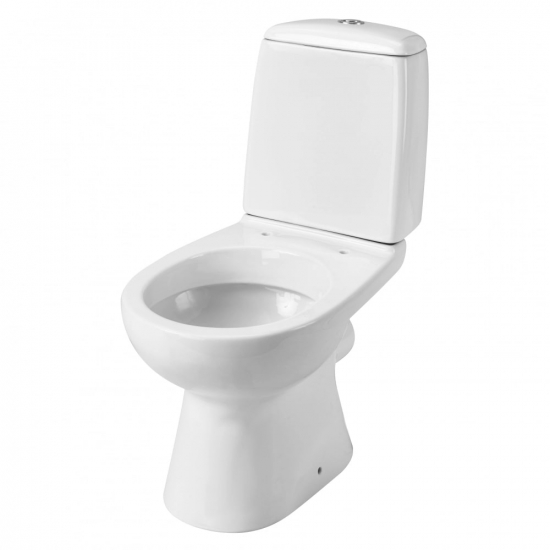 Унитаз компакт SANTEK Цезарь 1WH302415 c 2-ух режимной арматурой, сиденье микролифт дюропласт тонкое