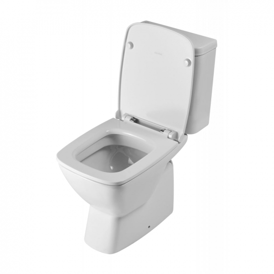 Унитаз компакт SANTEK Нео 1WH302470 c 2-ух режимной арматурой, с сиденьем микролифт дюропласт тонкое