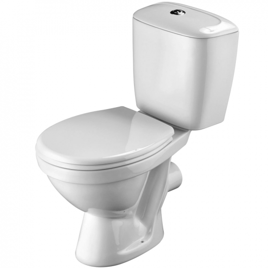 Унитаз компакт SANTEK Паллада 1WH302376 c 2-ух режимной арматурой, с сиденьем дюропласт