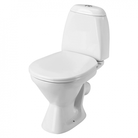 Унитаз компакт SANTEK Римини 1WH501523 c 2-ух режимной арматурой, с сиденьем полпропилен