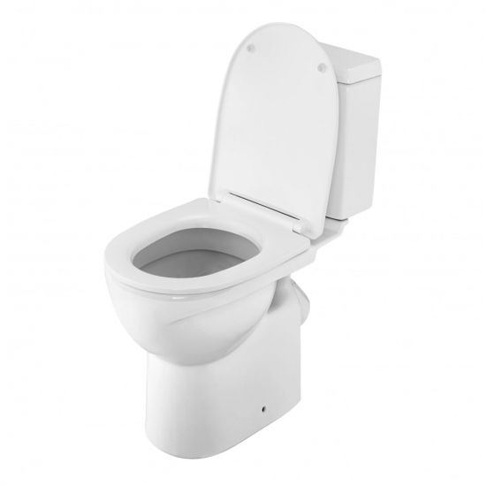 Унитаз компакт SANTEK Юнион 1WH302420 c 2-ух режимной арматурой, сиденье микролифт дюропласт тонкое