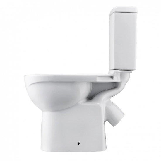 Унитаз компакт SANTEK Юнион 1WH302420 c 2-ух режимной арматурой, сиденье микролифт дюропласт тонкое