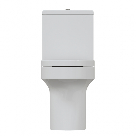 Унитаз компакт SOLE Fitt с сиденьем микролифт, безоботковый, белый